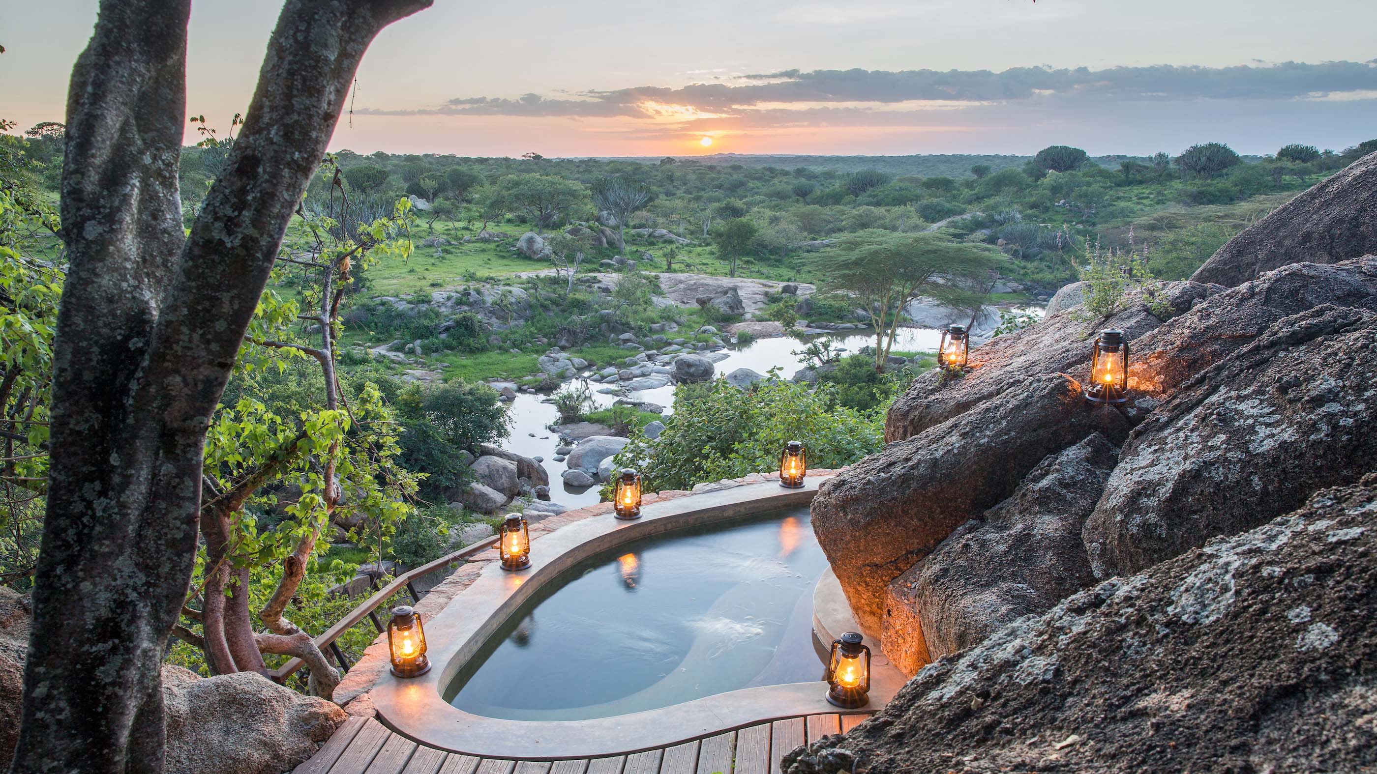 Stay at Mwiba Lodge during your Tanzania Luxury Safari